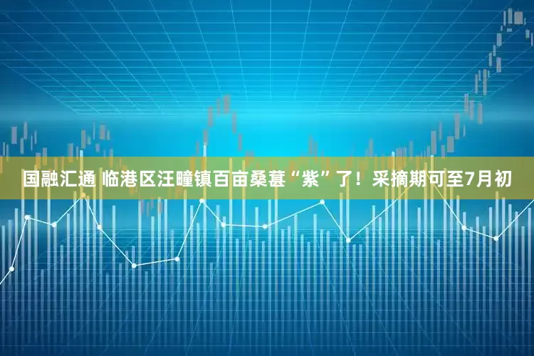 国融汇通 临港区汪疃镇百亩桑葚“紫”了！采摘期可至7月初