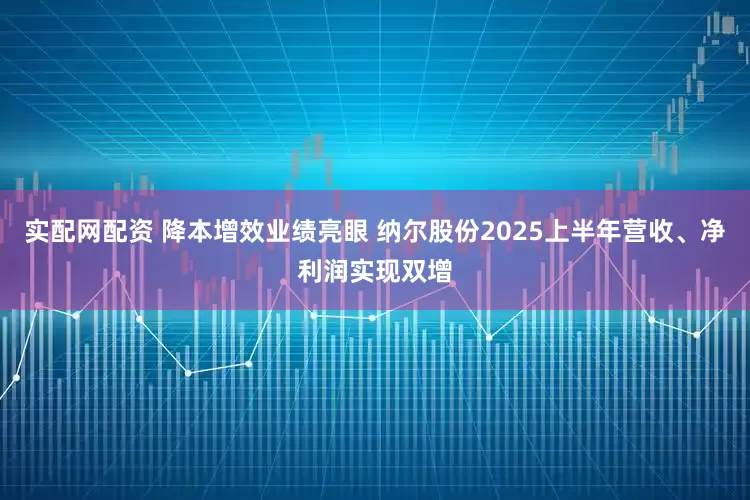 实配网配资 降本增效业绩亮眼 纳尔股份2025上半年营收、净利润实现双增